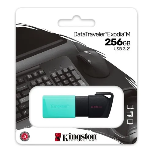 Pendrive Kingston Usb 3.2 256gb Datatraveler Exodia M Color Celeste