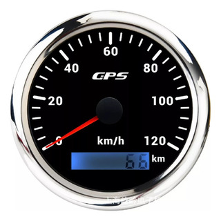 Velocímetro Gps De 85 Mm Com Antena Gps, Retroiluminado Velocímetro Gps De 85 Mm Com Antena Gps, Retroiluminado