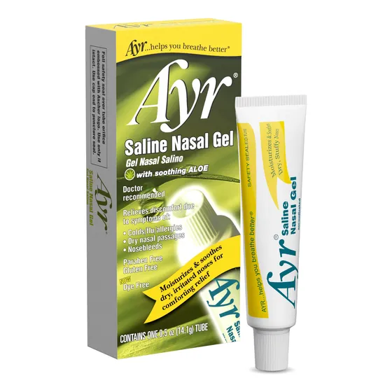 Gel Nasal Ayr Atomizador Con Solución Salina Y Áloe Calmante