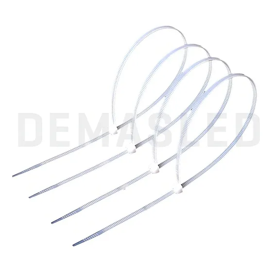 Amarra Plástica Multiusos Para Cable 3.6x150mm Nylon 100u Color Blanco