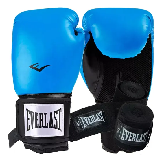 Guantes Everlast Boxeo Vendas Combo Kick Box Muay Thai Mma