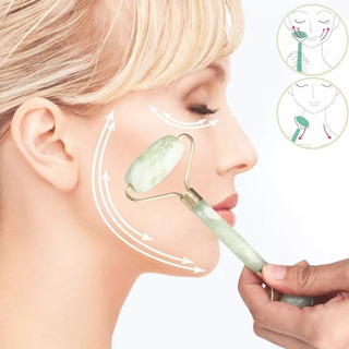 Masajeador De Jade Para Arrugas Tonificador De Rostro Y Ojos Masajeador De Jade Para Arrugas Tonificador De Rostro Y Ojos