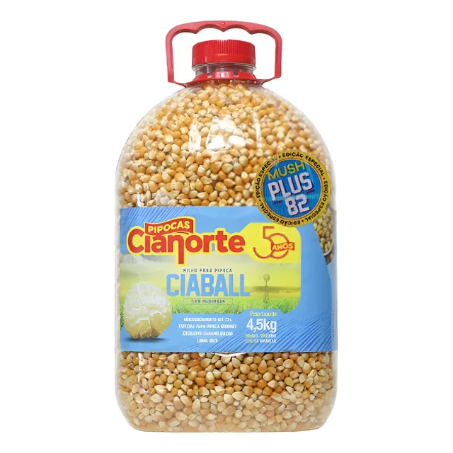Milho Gourmet Mushroom Ciaball Plus 82 Pipoca Doce  4,5kg