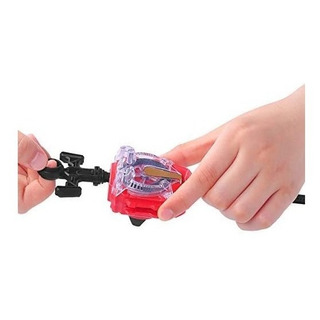 Lanzador Para Beyblade Rojo Con Chispa L/r Lanzador Para Beyblade Rojo Con Chispa L/r