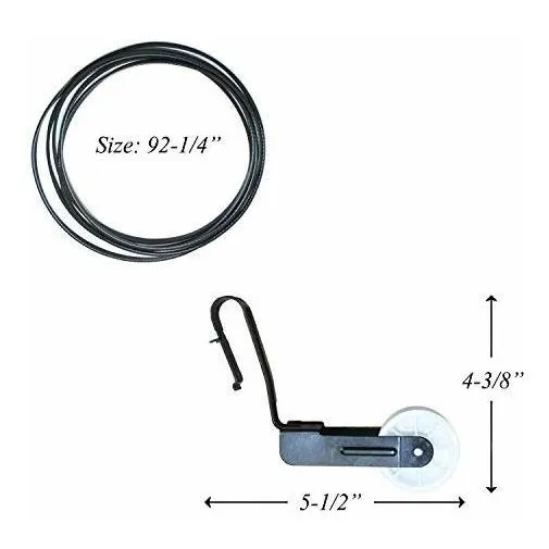 341241 Kit Cinturon Tambor Polea Para Whirlpool Kenmore