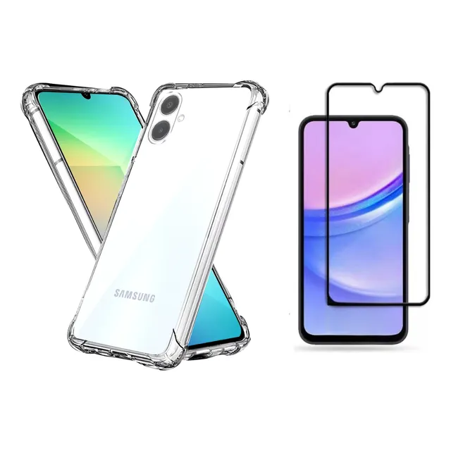 Película P/ Samsung Galaxy A06 + Capa Case Anti Impacto