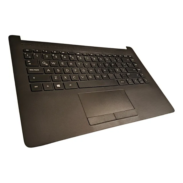 Carcasa Teclado Touchpad Hp 14 Cm Ck Dg 14t 240 245 246 G7 Color Negro Grabado