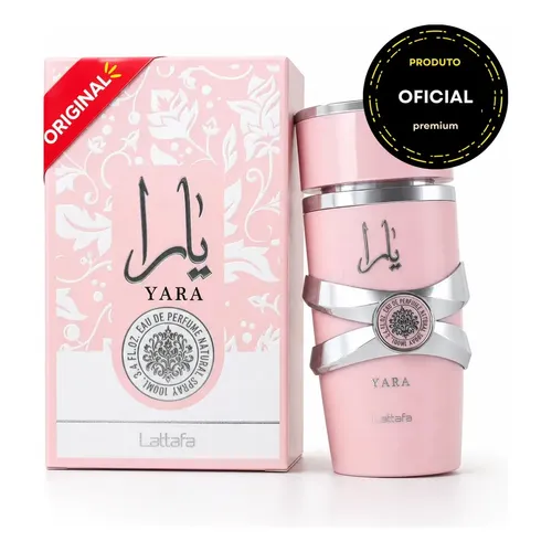 Perfume Yara Lattafa Feminino 100ml Eau De Parfum Árabe Floral
