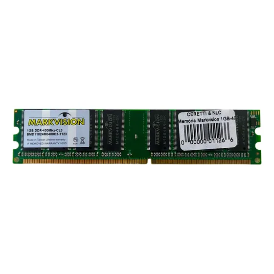 Memória 1gb Markvision Ddr400 Para Pc Desktop