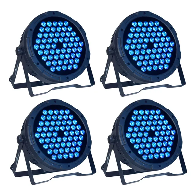 Cañon De 60 Leds Rgb 3 En 1 Audioritmico Multicolor Dmx 4pz