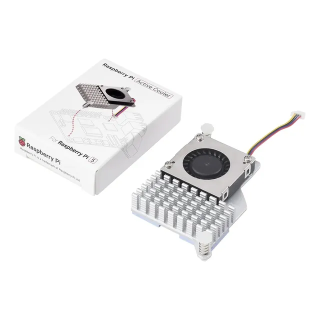 Ventilador Oficial Para Raspberry Pi 5 Con Disipador