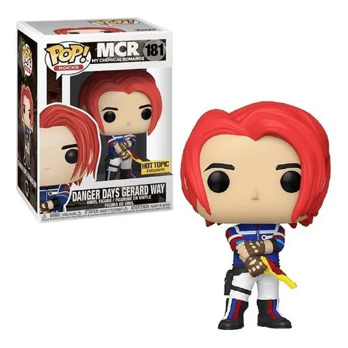 Funko Pop Mcr - Exclusivo de Danger Days Gerard Way #181