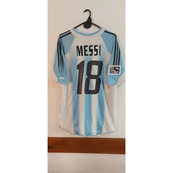 Camiseta Seleccion Argentina 2005 Sub 20 Messi