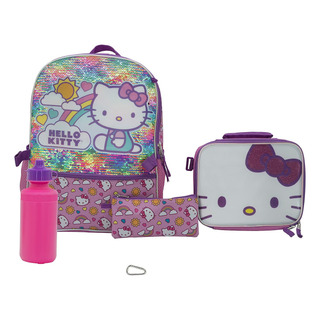 Set Mochila Hello Kitty Incluye Lonchera Térmica ,lapicera Set Mochila Hello Kitty Incluye Lonchera Térmica ,lapicera