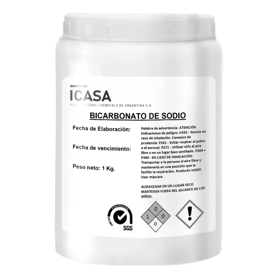 Bicarbonato De Sodio 1kg Apto Alimenticio Maxima Calidad