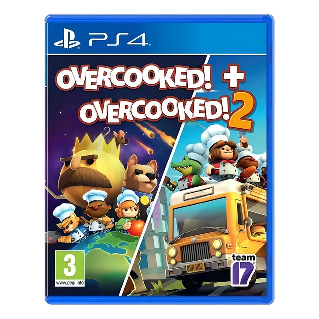 Overcooked! + Overcooked! 2 Team17 Físico - Ps4