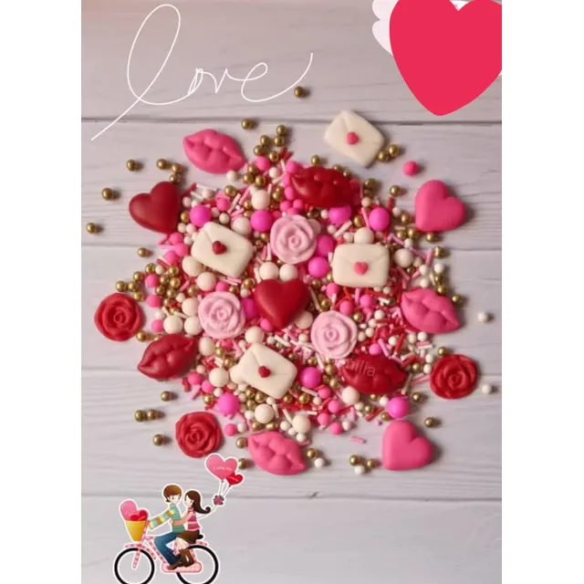 Pastillaje Decoración Sprinkles Repostería