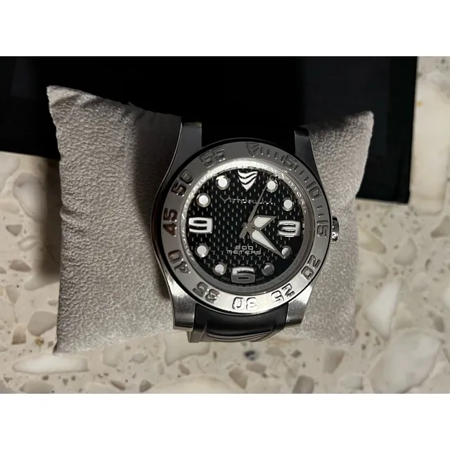 Reloj Vittorium Hombre Acero Inox Dial De Fibra De Carbono
