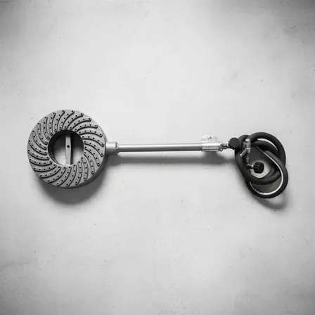 Queimador Alta Pressão Ferro Fundido 18cm + Registro Distrel