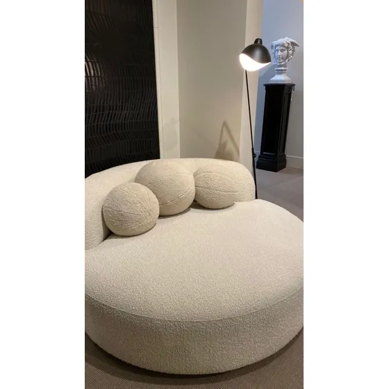 Sofa Circular | Sofa Redondo | Sillon Circular Beige
