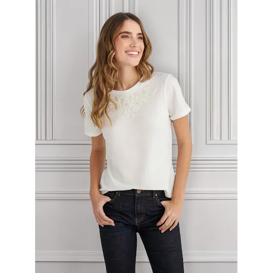 Camiseta Esprit 609f000 Crudo