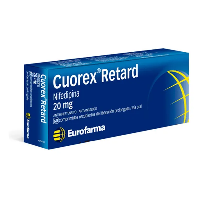 Cuorex® Retard 20mg X 60 Comprimidos (nifedipina)