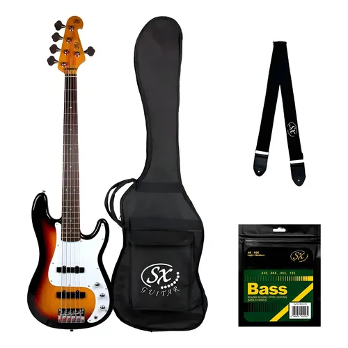 Baixo Elétrico Seven Guitars Jazz Bass SJB 57 - LH Canhoto de 5