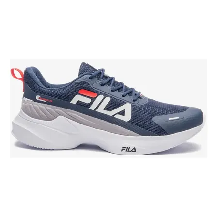 Tênis Masculino Progress Lite Fila Marinho/branco/vermelho Lisa 40 Br