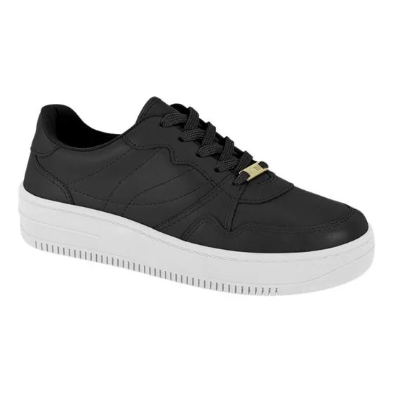Zapatillas Vizzano Color Negro Con Plataforma Para Mujer