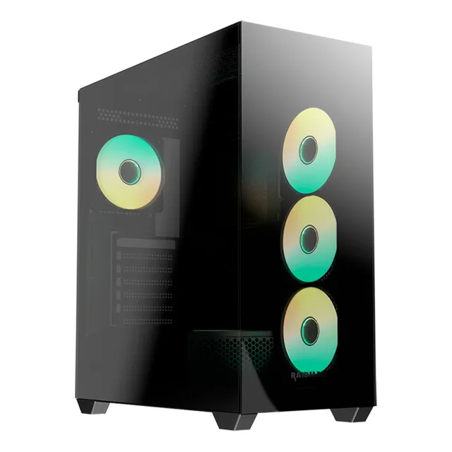 Gabinete Gamer Raidmax Infinita I800 Chroma Ventilador Triple + Ventilador Trasero Argb