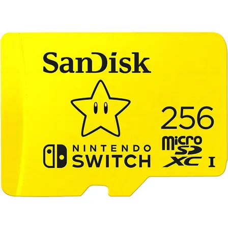 Tarjeta De Memoria Sandisk Sdsqxao-256g-anczn Nintendo Switch 256gb