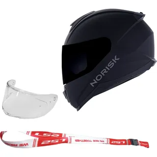 Capacete Norisk Razor Preto Fosco C/ Viseira FumĂȘ Masculino Capacete Norisk Razor Preto Fosco C/ Viseira FumĂȘ Masculino