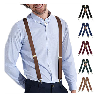 Tirantes Anchos Para Pantalones Para Hombre, En Forma De X, Tirantes Anchos Para Pantalones Para Hombre, En Forma De X,