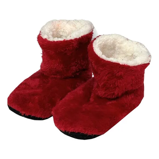 Pantuflas Tipo Bota Peluche Mm-8406