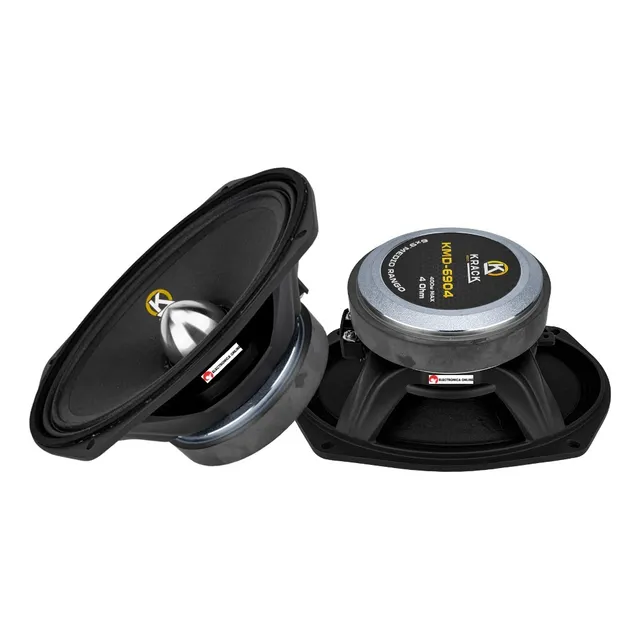 Par De Medios Rangos 6x9 Krack Audio 400w Open Alta Potencia