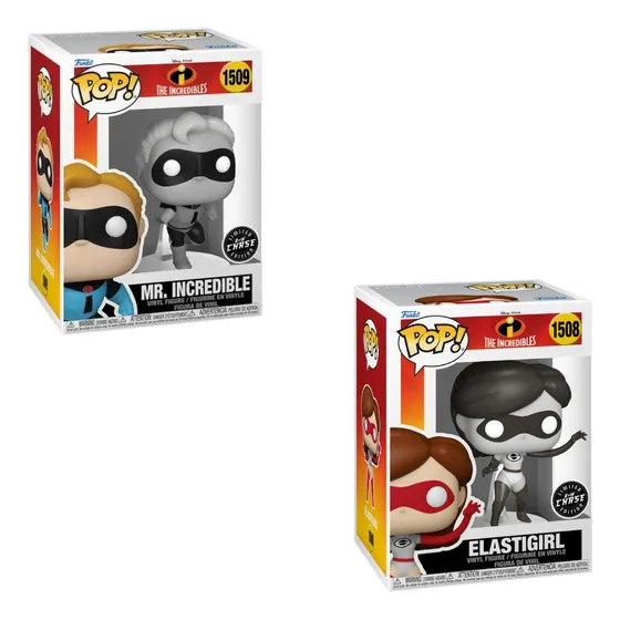 Funko Pop Disney The Incredibles - Elastigirl Y Mr Increible