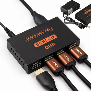 Splitter Hdmi 4kx2k 1 Entrada 4 Salidas Full Hd 1080p 3d Splitter Hdmi 4kx2k 1 Entrada 4 Salidas Full Hd 1080p 3d