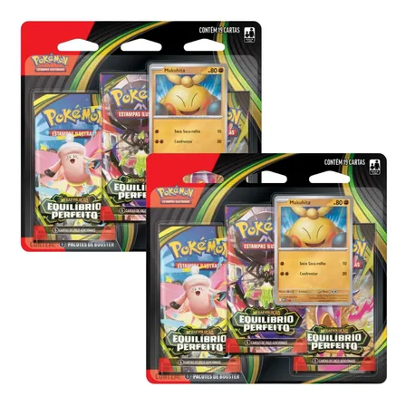 2x Blister Triplo Equilíbrio Perfeito Mega Evolução Copag Makuhita Português
