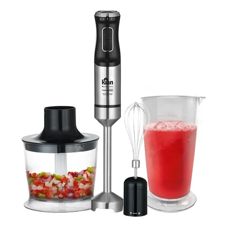 Kian Mixer Turbo 3 Em 1 Inox Misturadora 1000w 5 Velocidades Preto -