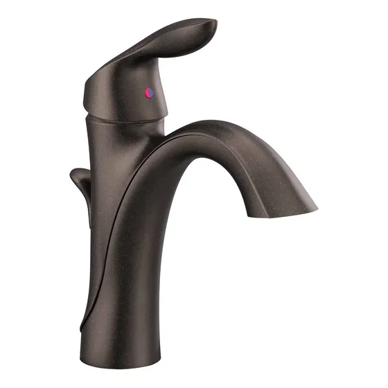 Llave Monomando Arco Alto Moen Eva Para Baño 6400orb
