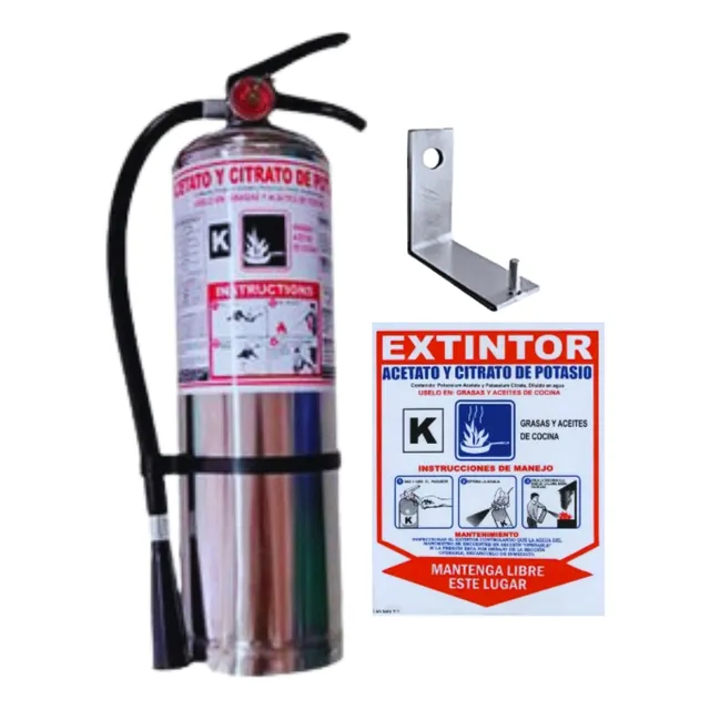 Ext Tipo K 1.5 Gal + Señal + Soporte Ideal Para Cocinas
