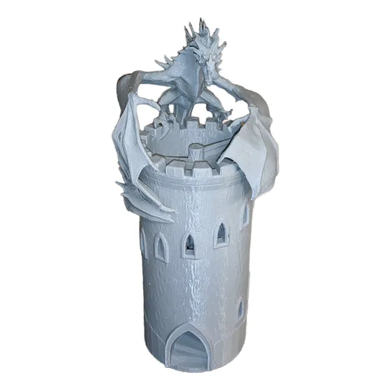 Torre E Dragão Para Dados Jogo Rpg Games Tabuleiro Ded Mesa