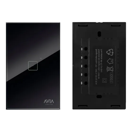 Apagador Inteligente Wifi Touch 1 Modulo Avia Smart Home Ngo