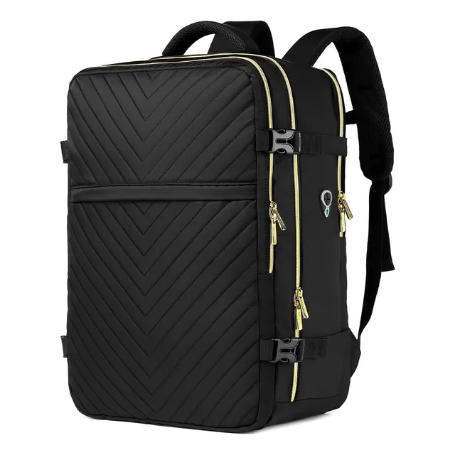 Mochila Para Computadora Portatil Luocip Color Negro