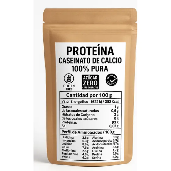 Proteína Caseinato Whey Protein Polvo 90% 5 Kilos