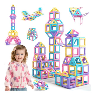 Juguetes De Bloques Construcción Magnéticos Para Niños 40pzs Juguetes De Bloques Construcción Magnéticos Para Niños 40pzs