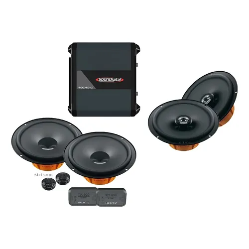 4 Alto Falantes Hertz Dcx 690 6x9 Pol + Dsk 165.3 6'' 160w Cor