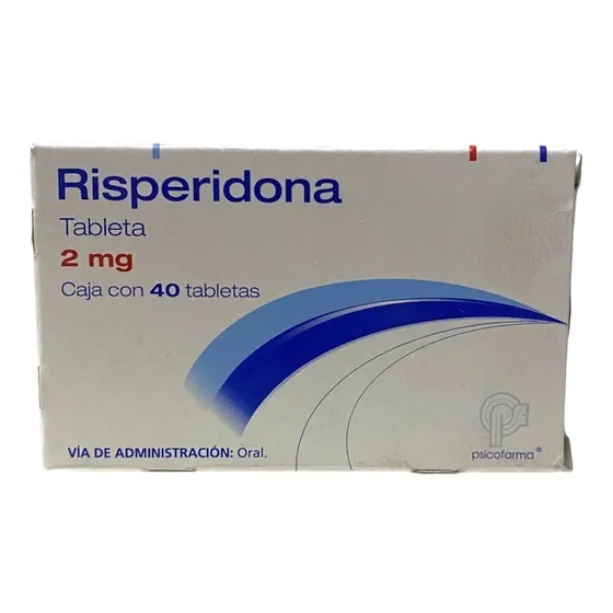 Risperidona Psicofarma 2 Mg 40 Tabletas