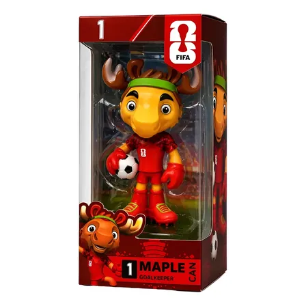 Mascote Copa Do Mundo 2026 Boneco Canadá Coleção Futebol