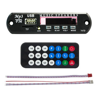 Módulo Reproductor Audio Bluetooth Auxiliar Usb Sd Mp3 Fm Módulo Reproductor Audio Bluetooth Auxiliar Usb Sd Mp3 Fm